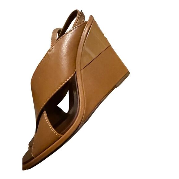Tory Burch Gabrielle Wedge Sandals Sz. 7.5 - Picture 7 of 10